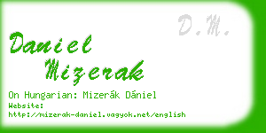 daniel mizerak business card